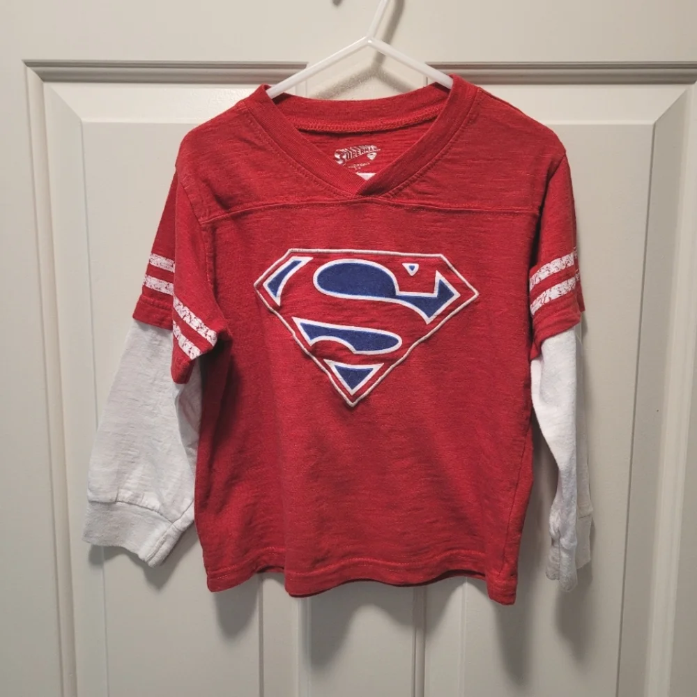 DC comics Lego Batman & Superman shirt set 4 / 4T